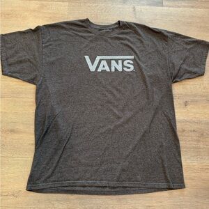 Vans Off The Wall Mens Heather Grey Short Sleeve Shirt